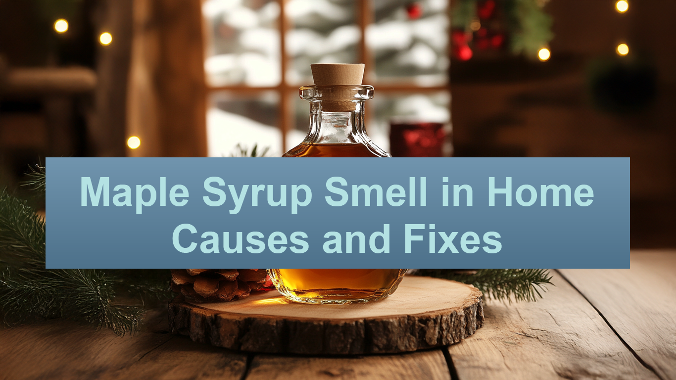 Why Does My House Smell Like Maple Syrup? Causes and fixes.