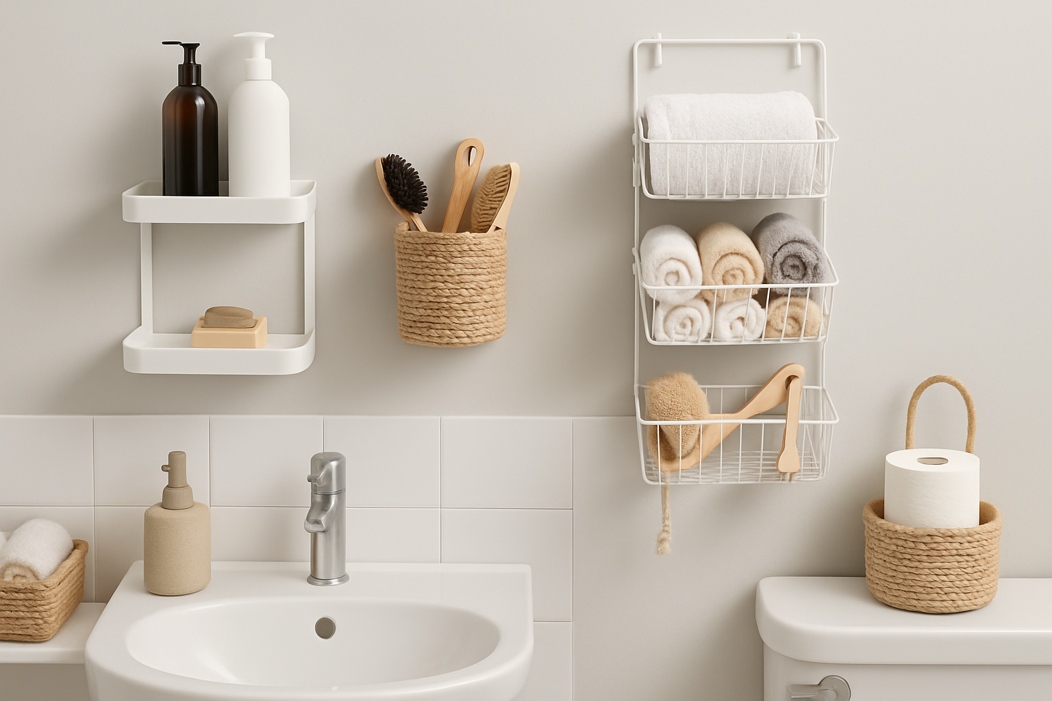 10 Bathroom Organization Ideas for Small Spaces Under $30