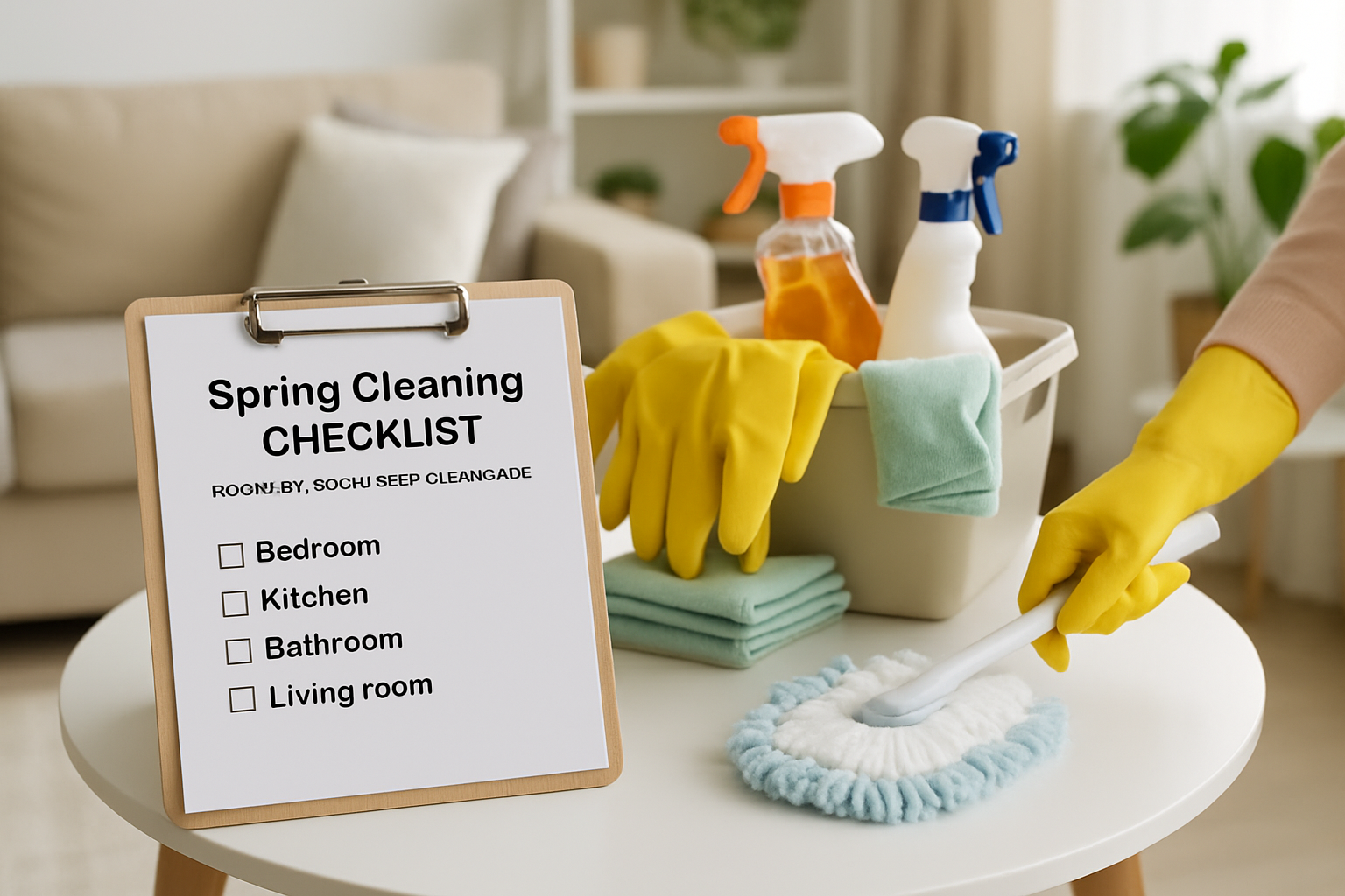 Spring Cleaning Checklist: Room-by-Room Deep Clean Guide